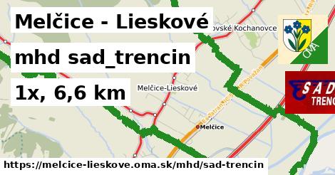 Melčice - Lieskové Doprava sad-trencin 