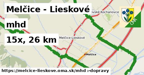 Melčice - Lieskové Doprava  