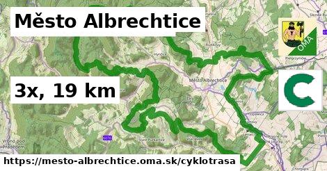 Město Albrechtice Cyklotrasy  