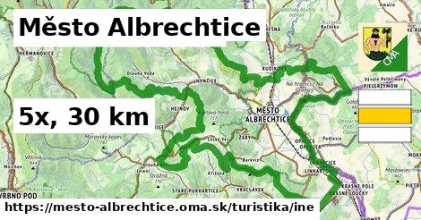 Město Albrechtice Turistické trasy iná 