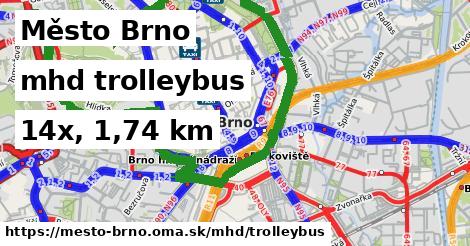 Město Brno Doprava trolleybus 