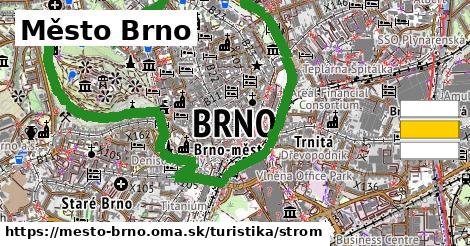 Město Brno Turistické trasy strom 