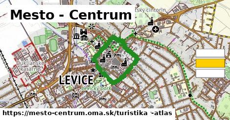 Mesto - Centrum Turistické trasy  