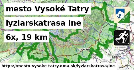 mesto Vysoké Tatry Lyžiarske trasy iná 