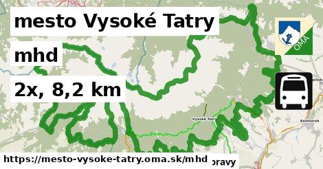 mesto Vysoké Tatry Doprava  