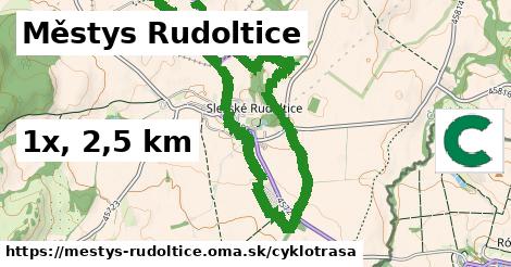 Městys Rudoltice Cyklotrasy  