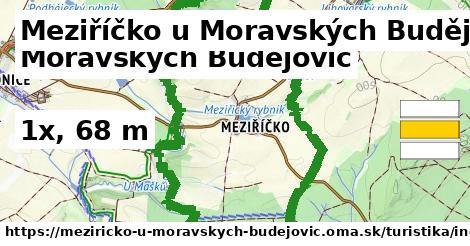 Meziříčko u Moravských Budějovic Turistické trasy iná 