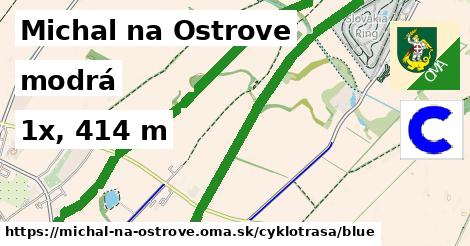 Michal na Ostrove Cyklotrasy modrá 
