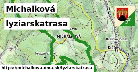 Michalková Lyžiarske trasy  