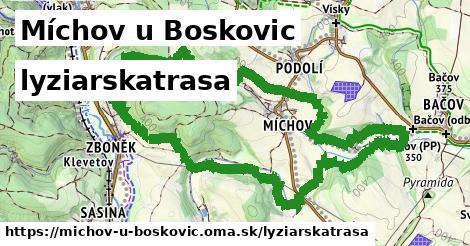 Míchov u Boskovic Lyžiarske trasy  