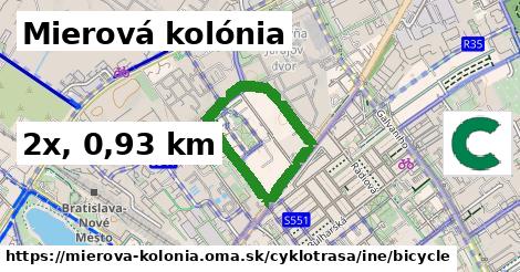 Mierová kolónia Cyklotrasy iná bicycle