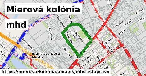 Mierová kolónia Doprava  