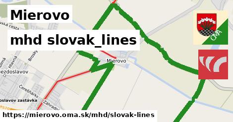 Mierovo Doprava slovak-lines 