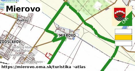 Mierovo Turistické trasy  