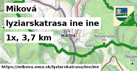 Miková Lyžiarske trasy iná iná