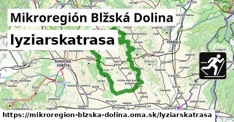 Mikroregión Blžská Dolina Lyžiarske trasy  