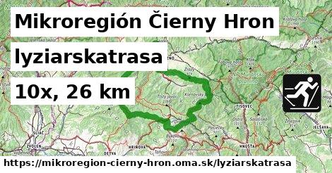 Mikroregión Čierny Hron Lyžiarske trasy  