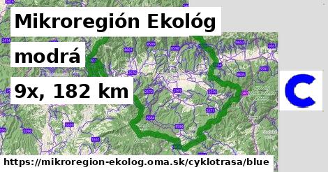 Mikroregión Ekológ Cyklotrasy modrá 