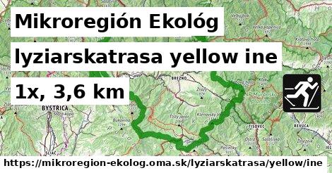 Mikroregión Ekológ Lyžiarske trasy žltá iná