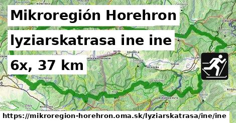 Mikroregión Horehron Lyžiarske trasy iná iná