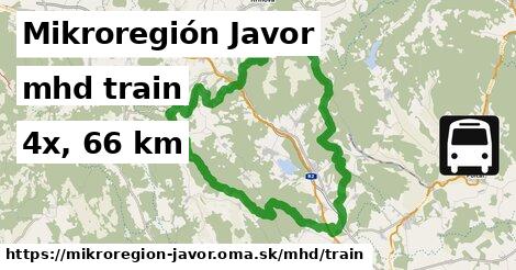 Mikroregión Javor Doprava train 