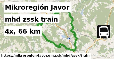 Mikroregión Javor Doprava zssk train