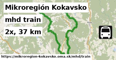 Mikroregión Kokavsko Doprava train 