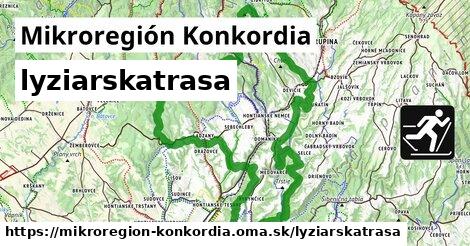 Mikroregión Konkordia Lyžiarske trasy  