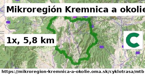 Mikroregión Kremnica a okolie Cyklotrasy mtb 