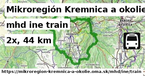 Mikroregión Kremnica a okolie Doprava iná train