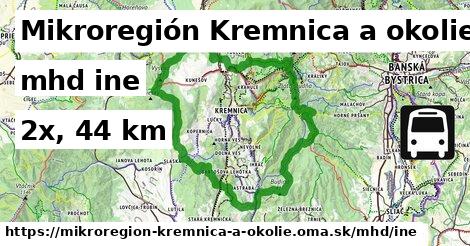 Mikroregión Kremnica a okolie Doprava iná 
