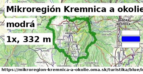 Mikroregión Kremnica a okolie Turistické trasy modrá iná
