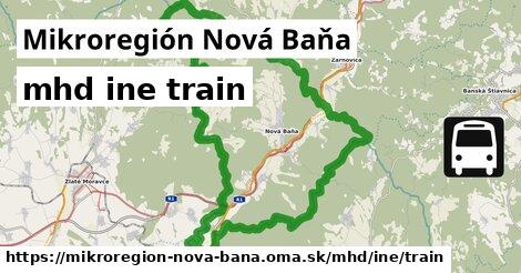 Mikroregión Nová Baňa Doprava iná train