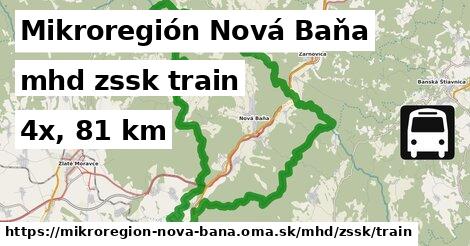 Mikroregión Nová Baňa Doprava zssk train