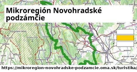 Mikroregión Novohradské podzámčie Turistické trasy strom 