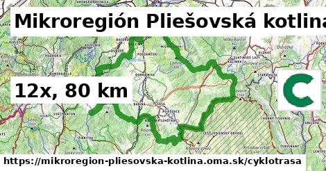 Mikroregión Pliešovská kotlina Cyklotrasy  