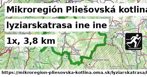 Mikroregión Pliešovská kotlina Lyžiarske trasy iná iná