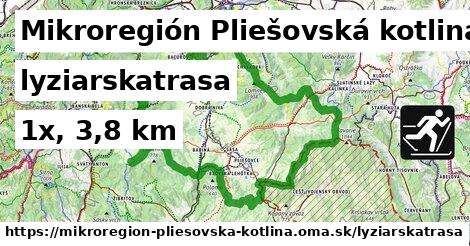 Mikroregión Pliešovská kotlina Lyžiarske trasy  