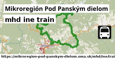 Mikroregión Pod Panským dielom Doprava iná train