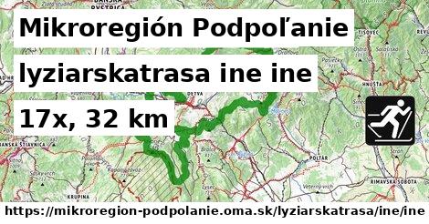 Mikroregión Podpoľanie Lyžiarske trasy iná iná