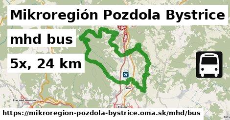 Mikroregión Pozdola Bystrice Doprava bus 