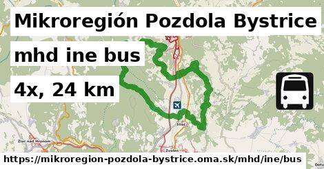 Mikroregión Pozdola Bystrice Doprava iná bus