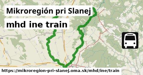 Mikroregión pri Slanej Doprava iná train