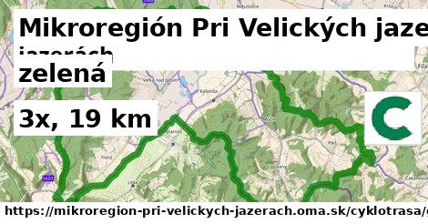 Mikroregión Pri Velických jazerách Cyklotrasy zelená 