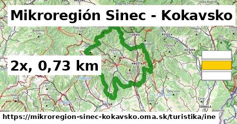 Mikroregión Sinec - Kokavsko Turistické trasy iná 
