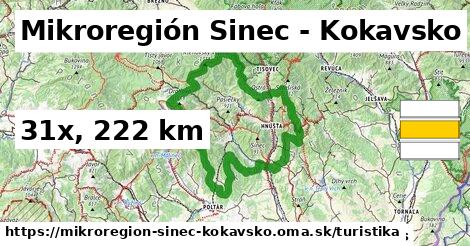 Mikroregión Sinec - Kokavsko Turistické trasy  