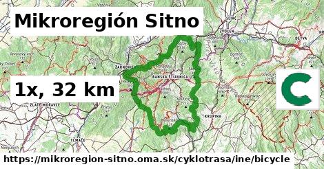 Mikroregión Sitno Cyklotrasy iná bicycle