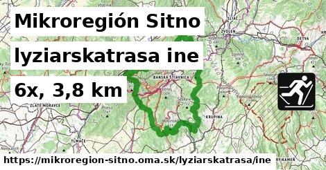 Mikroregión Sitno Lyžiarske trasy iná 