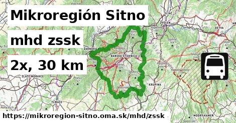 Mikroregión Sitno Doprava zssk 