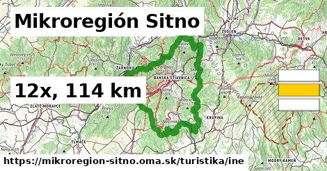 Mikroregión Sitno Turistické trasy iná 